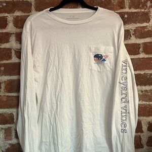 Vineyard Vines Men’s Long Sleeve Shirt (Hockey Edition)